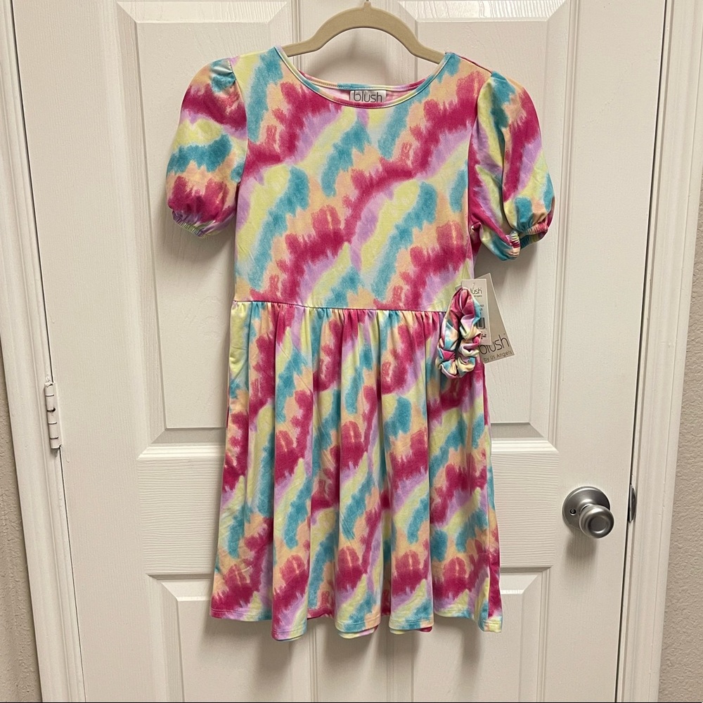 NWT Blush by US Angels Tie Dye Dress